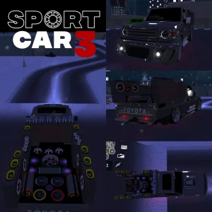 دانلود بازی ماشین اسپرت 3 مود شده (مگا و منو مود) Sport car 3 : Taxi & Police 2026 با پول بی نهایت