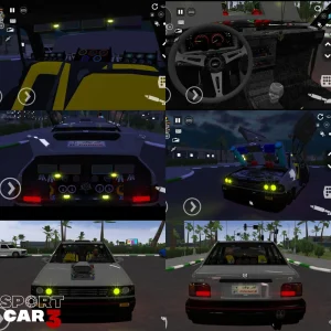 دانلود بازی ماشین اسپرت 3 مود شده (مگا و منو مود) Sport car 3 : Taxi & Police 2026 با پول بی نهایت